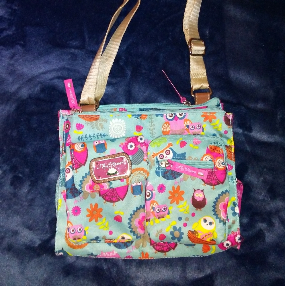Lily Bloom Owls Always Love You Crossbody bag